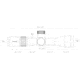 Hawke Sport Optics Airmax 30 Rifle Scope, 3-12x40mm SF Compact, 30mm Tube, AMX IR Reticle, Black, 13200