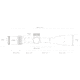 Hawke Sport Optics Frontier Rifle Scope, 5-25x44mm SF, 1in Tube, SFP, Mil Pro IR Reticle, Black, 18140