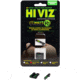 HiViz LiteWave H3 Tritium/Litepipe Pistol Night Sight Set for Glock Gen 1-5 in .45 ACP, .45 GAP, and 10mm