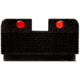 HiViz Glock Adjustable Litepipe Rear Sight
