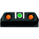 HiViz Green/Orange Litepipes w/White Front Ring
