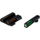 HiViz Green/Orange Litepipes w/White Front Ring
