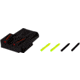 HiViz Ruger Adjustable Fiber Optic/Litepipe Rear Sight