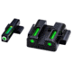 HiViz LiteWave H3 Tritium/Litepipe Pistol Night Sight Set - Fits All S&amp;W M&amp;P Full Size &amp; Compact In All Calibers, Except M&amp;P CORE/ 22/ Long Slide