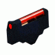 HiViz RB2008 Front Ruger Blackhawk Revolver Sight, Overmolded Red Front Sight RB2008-R
