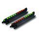 HiViz Two-In-One Magnetic Base, Rib Shotgun Sight Model 350, Wide, Green/Orange TO350