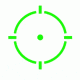 Holosun Elite 65 MOA Circle / 2 MOA Dot Reticle Green LED Dot Sight, Black, HE515GM-GR Elite