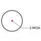 Holosun EPS Enclosed Pistol Sight, 2 MOA, Red Reticle, Black, EPS-RD-2