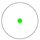 Holosun HE407COMP-GR-6 1x 1.1x0.87 in Reflex Red Dot Sight