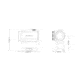 Holosun Micro Red Dot Sight, 2 MOA &amp; 65MOA Ring Reticle, MAO, Black, HE503R-GD