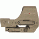 Holosun HS510C 1x Open Reflex Sight, Red 2 MOA dot 65 MOA Circle Reticle, Flat Dark Earth, HS510C-FDE-R