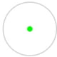 Holosun SCRS Solar Charging Rifle Sight, 2 MOA Dot Green Reticle, Black, SCRS-GR-2