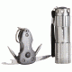 Humvee 9-Bulb LED Flashlight and Keychain Tool Set, 2-Piece, Silver HMV-CP-6GRY