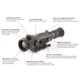 InfiRay Outdoor 3x 50mm RICO Mk2 LRF Thermal Weapon Sight, 640x513, 60 Hz, Black, IRAY-RH50R