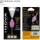 Inova Clear/Pink Body Base White LED Keychain Light CBP-W