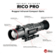 IRay USA IRAYRH50P RICO PRO 640 RH50P Thermal Weapon Sight Black 3x 1.5x 50mm 25