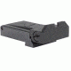 Kensight Certain Glock Adjustable Pistol Sight, Fully Serrated Beveled Blade, Black, 860817