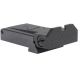 Kensight Certain Glock Adjustable Pistol Sight, Fully Serrated Beveled Blade, Black, 860817