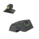 Kensight DAS Adjustable Tritium inUin Rear Night Sight, Green, 990-638