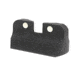Kensight 1911 A1 Mil-Spec GI Series Government Model Fixed Arctic White Rear Sight, Black, 860-201