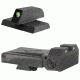 Kensight Kimber Adjustable 1911 Sight Set Trijicon Tritium insert - Night Sights - Matching Front Sight, Black, 960-263