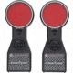 LaserLyte SteelTyme Laser Training Target 2 Pack, Compatible with Training Lasers, Red/Black, 1231433