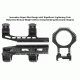 Leapers ACCU-SYNC 30mm High Pro 50mm / Offset Picatinny Rings AIR32250