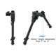 Leapers Over Bore Bipod 7 in-11 in Center Height, Picatinny, Black TL-BPOB01