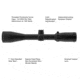 Leapers True Hunter Classic Rifle Scope, 3-9x40mm, 1inch Tube, Second Focal Plane, Wire Mil-dot Reticle, Matte Black, SCP-3940EW