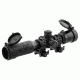 Leapers UTG 3-12x32 BugBuster Rifle Scope, 1in, Side AO, Mil-Dot, QD Rings, Black, SCP-M312AOWQ