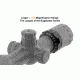 Leapers UTG 3-12x32 BugBuster Rifle Scope, 1in, Side AO, Mil-Dot, QD Rings, Black, SCP-M312AOWQ