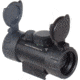 Leapers UTG 3.8in ITA Red/Green Circle Dot Sight w/Integral QD Mount, 4MOA Reticle, Black, SCP-RG40CDQ