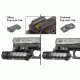 Leapers UTG 400 Lumen Compact LED Weapon Light,Black w/QD Lever Lock LT-ELP223Q-A, EDEMO1