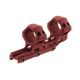Leapers UTG ACCU-SYNC 30mm High Profile 34mm Offset Picatinny Rings, Red, AIR32234AR