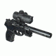 Leapers UTG ITA Red/Green T-Dot with QD Mount, Riser Adaptor, Black, 4.2in SCP-DS3840TDQ