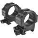 Leapers UTG MAX STRENGTH 30mm Low Profile Picatinny Rings Pair, 22mm Width, Black, RG2W3104