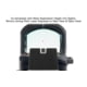 Leapers UTG OP3 Micro SLS, Red 4.0 MOA Dot Reticle, Sensor, Black, OP-RDM20CTS