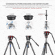 Leofoto LM-364C X Version Tripod w/ 75mm Bowl/Platform w/ LH Ballhead Set, Black, LM-364CX+LH-55LR