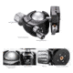 Leofoto LM-364C X Version Tripod w/ 75mm Bowl/Platform w/ LH Ballhead Set, Black, LM-364CX+LH-55LR