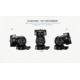 Leofoto LX-255CT/BV-1 Reversible Travel Tripod w/ Bino Fluid Head Kit, Black, LX-225CT+BV-1