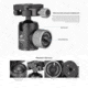 Leofoto LX-255CT/XB-32 Reversible Travel Tripod w/ Ball Head Set, Black, LX-255CT+XB-32