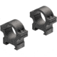 Leupold Open Range Cross-Slot Rings, 1in Low, Matte Black, 180943