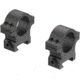 Leupold Open Range Cross-Slot Rings, 1in Medium, Matte Black, 180944