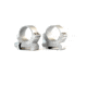 Leupold Quick Release Weaver Style QRW2 Rings, 1 inch, Medium, Silver, 174069