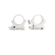 Leupold Quick Release Weaver Style QRW2 Rings, 1 inch, Medium, Silver, 174069