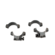 Leupold Rifle Scope Mount Rings, 30mm, Ruger M77, Medium, Matte Black 51041