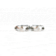 Leupold Sako Ring Mounts, 1in, High, Silver - 51720