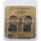 Leupold Sako Ring Mounts, 1in, Super High, Matte Black - 49943