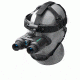 Luna Optics Gen-1 Night Vision Goggles, Head-Mask, 4x, 40 Degrees, Black, LN-PBG1M-S