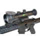Luna Optics Gen-2P 4x67 Elite Waterproof Night Vision Rifle Scope w/Illum Range-finding Mil-Dot Reticle,Black LN-ERS40M